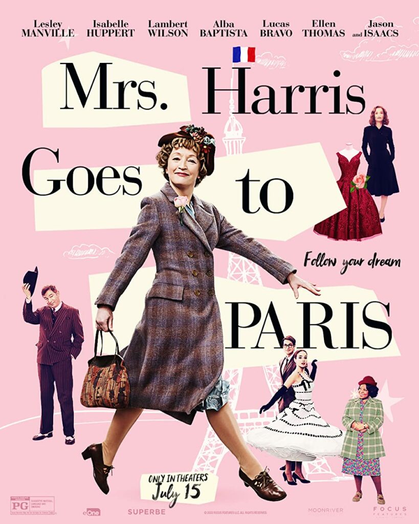 Mrs. Harris Goes to Paris poster