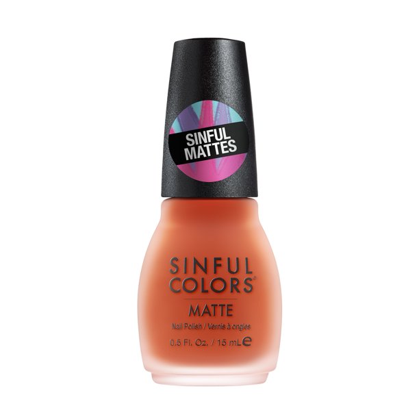 Sinful colors orange nail polish