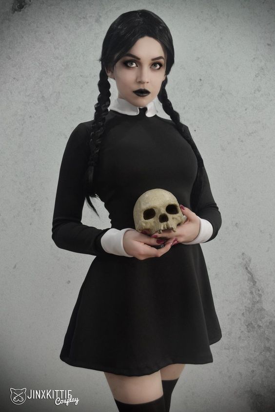 Wednesday Addams costume for women