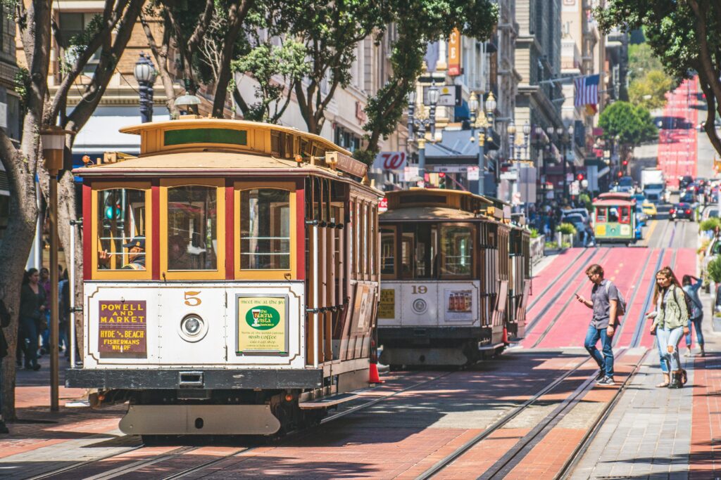 San Francisco in fall