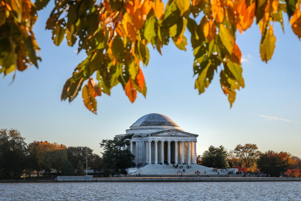 Washington DC in fall