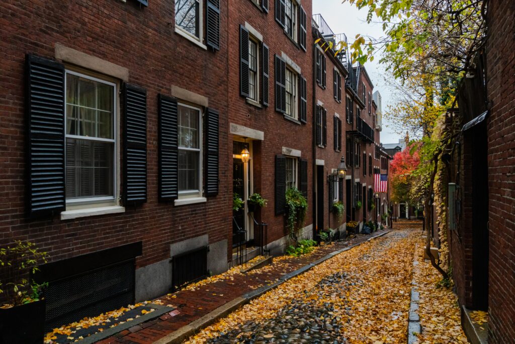 Boston in fall