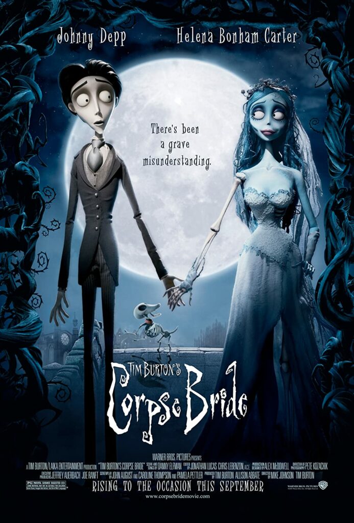 The Corpse Bride- Family Halloween movies