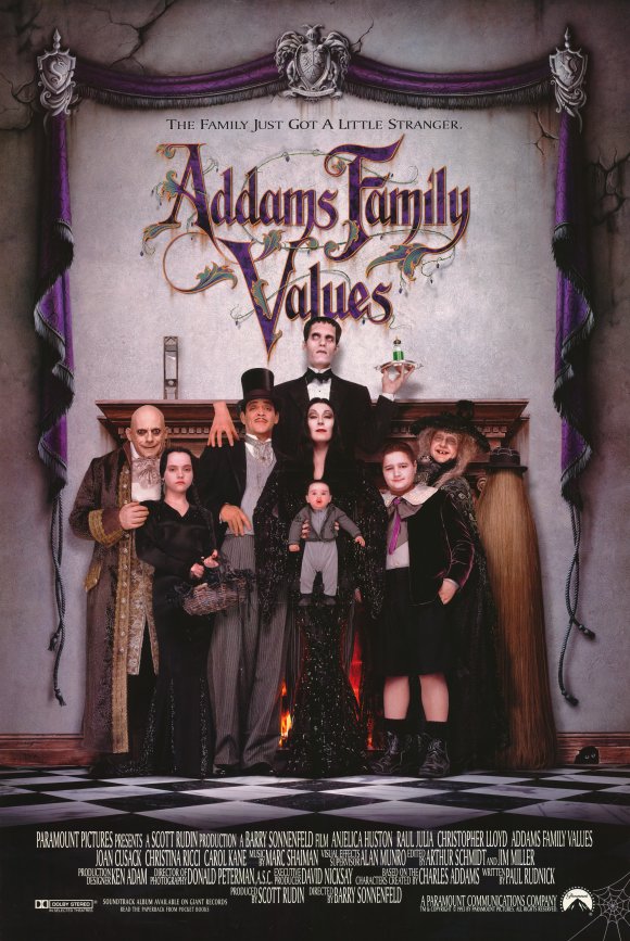 Addams Family Values- Family Halloween movies