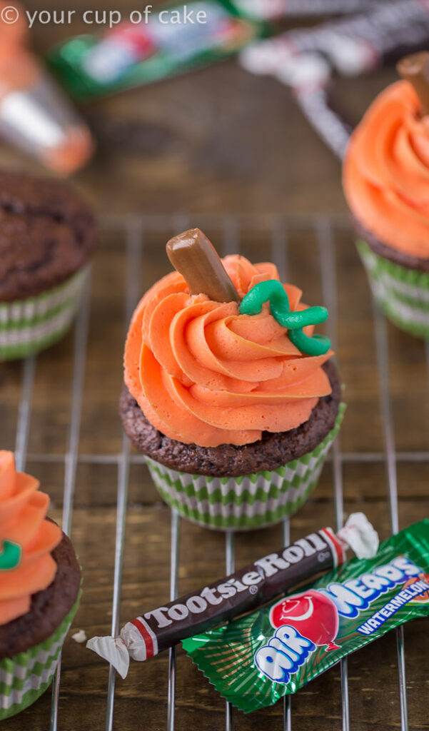 Pumpkin Swirl Cupcakes