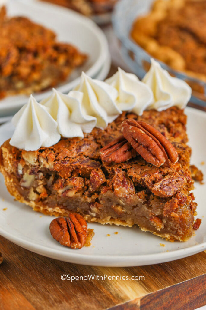 Easy Pecan Pie Recipe (without corn syrup)
