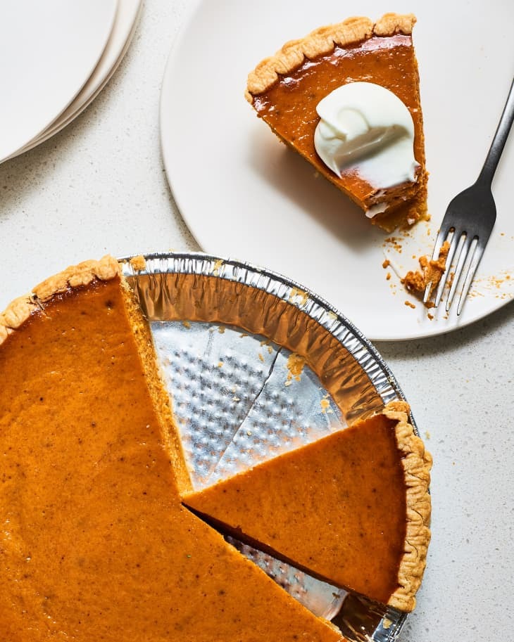 The Absolute Easiest 5-Ingredient Pumpkin Pie