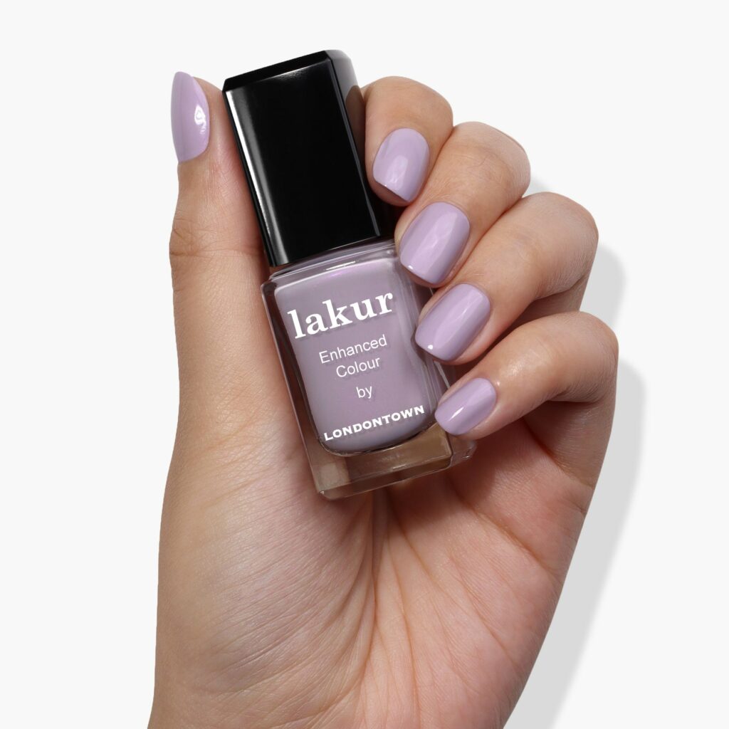 Lavender nail polish