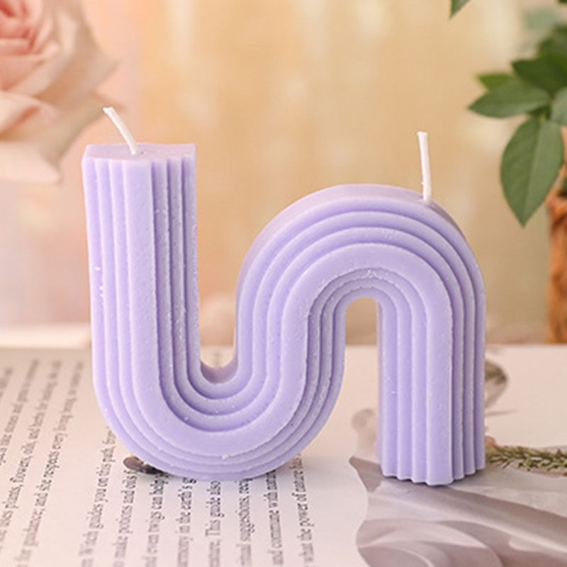 S-Shape Decorative Soy Wax Candle