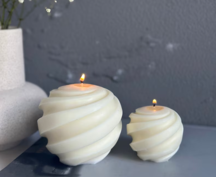 Sphere Ball Candle