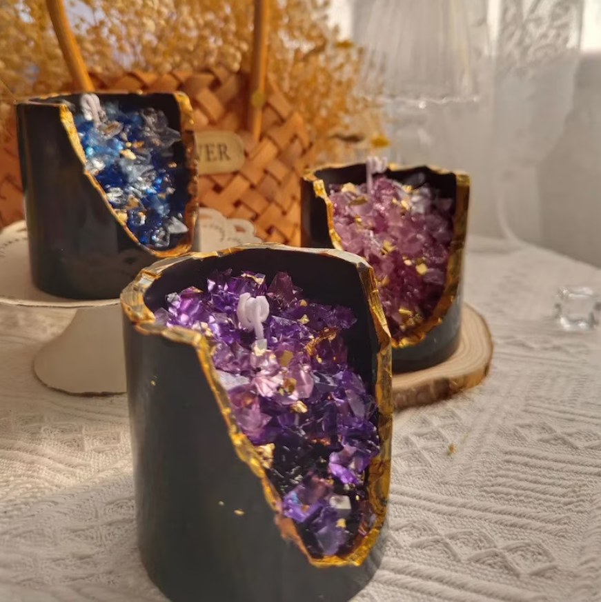 Crystal Geode Candle