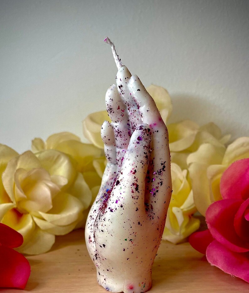 Decorative Hand Candle