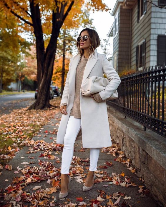 White fall outfit