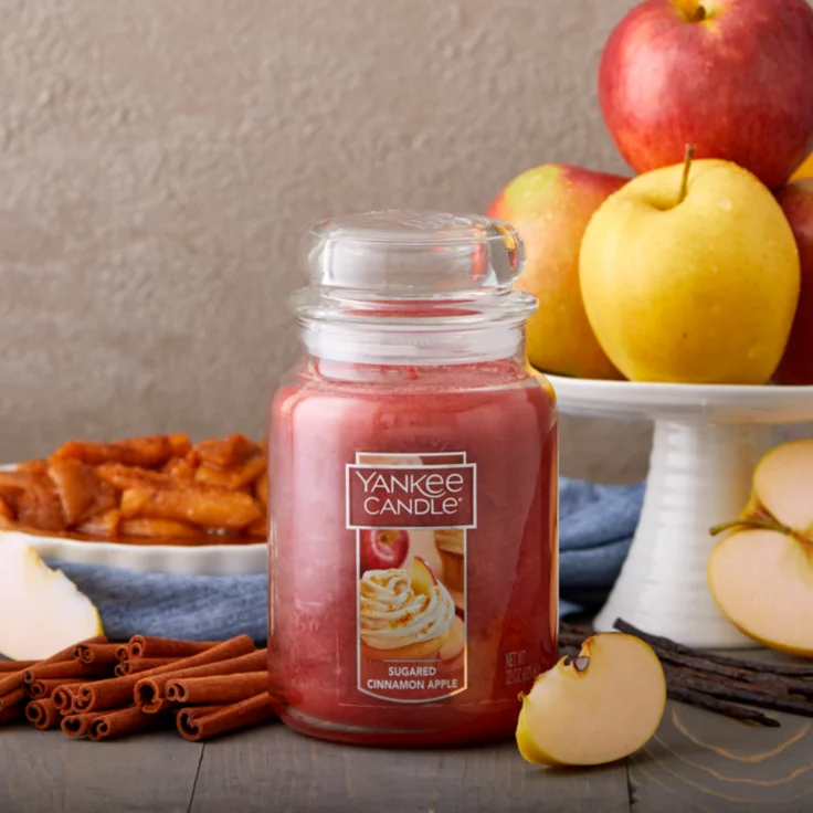 Sugared Cinnamon Apple Candle