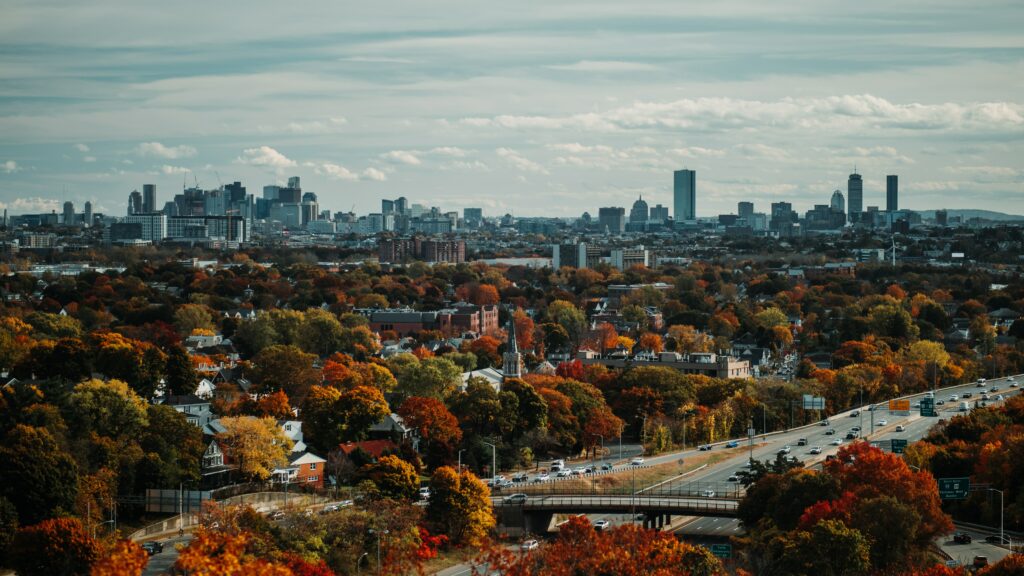 Boston in the fall