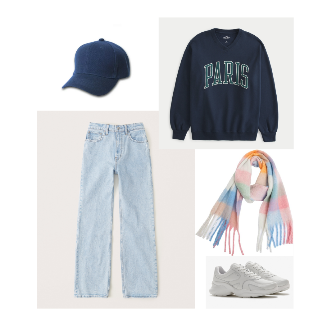 Outfit #1: Oversized Sweatshirt and Jeans
