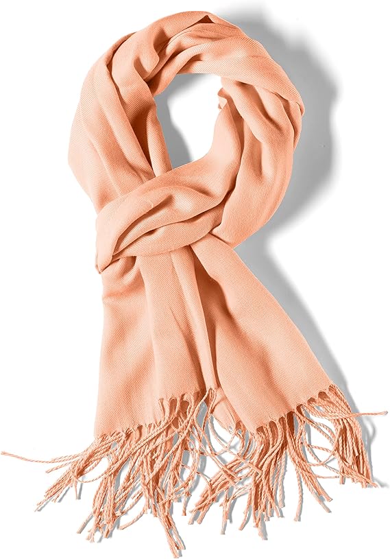 Women's peach scarf
