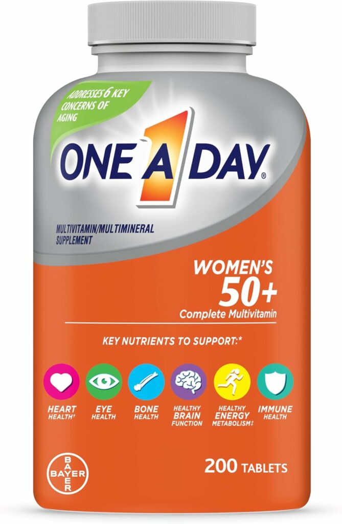 One A Day Women’s 50+ Multivitamins