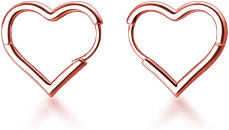 SLUYNZ 1.6CM Heart Hoop Earrings