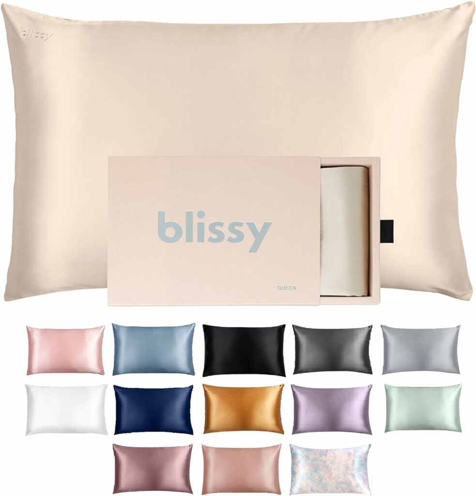 Blissy Silk Pillowcase - 100% Pure Mulberry Silk