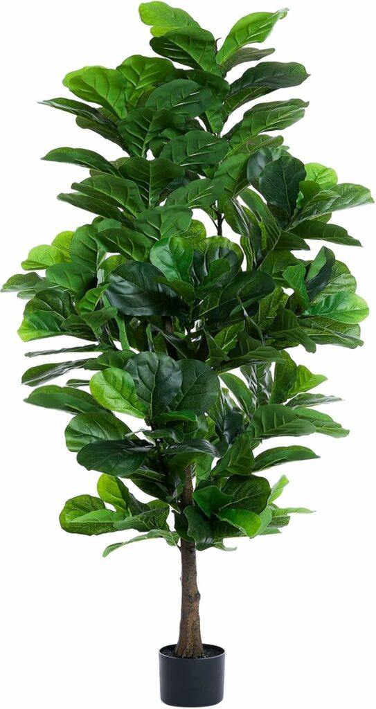 Fiddle Leaf Fig Tree 6ft Tall Artificial Tree