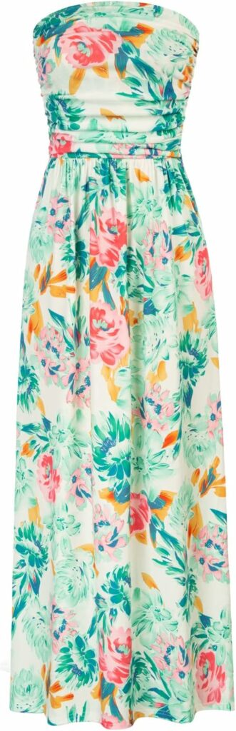 GRACE KARIN Women’s Strapless Maxi Dress with Pockets