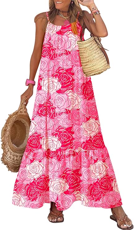 Dokotoo Flowy Boho Maxi Dress