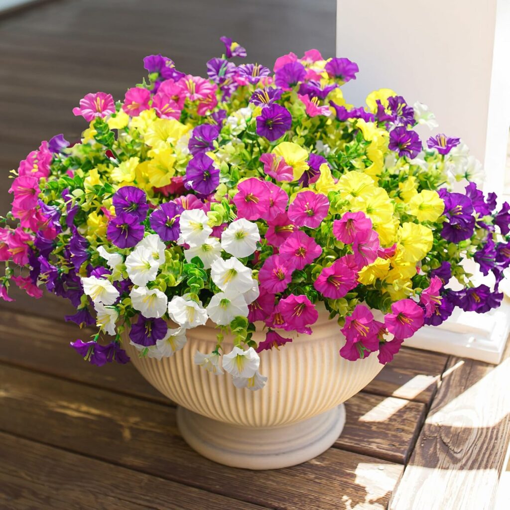 Faux Flower Plants for Outdoor Decoration