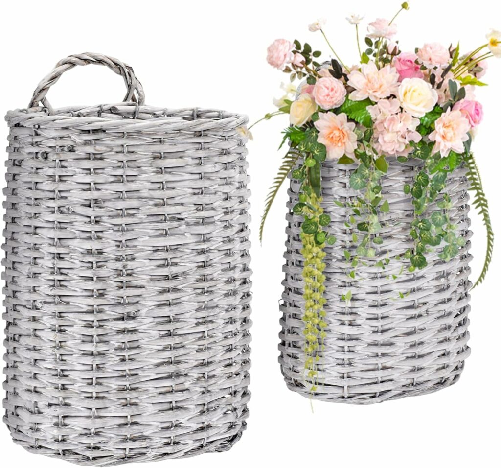 Wall Hanging Wicker Basket