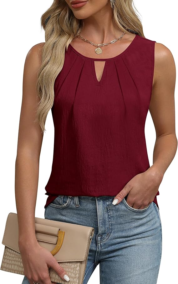 Blooming Jelly Women's Business Casual Tank Top