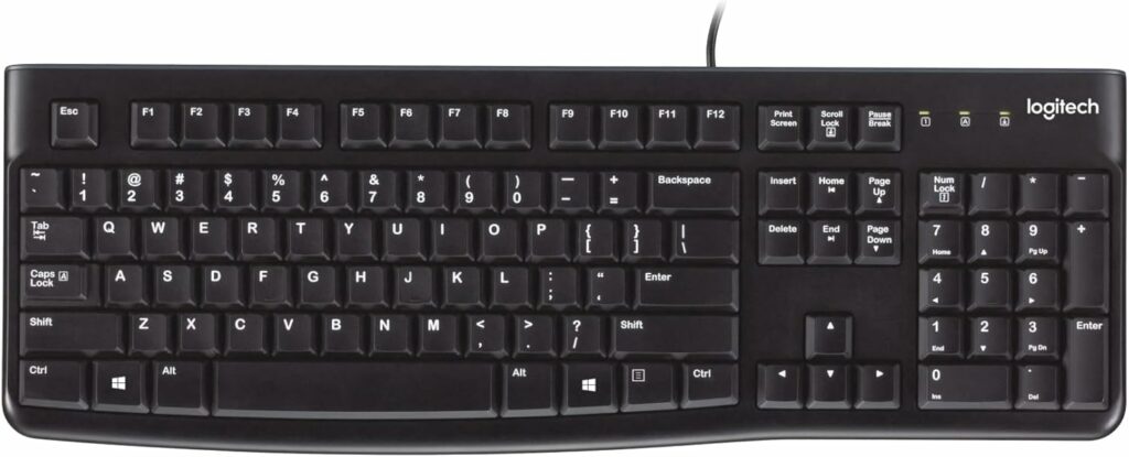 Logitech K120 Wired Keyboard for Windows