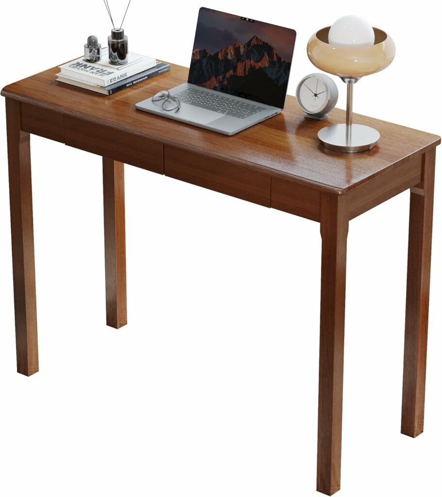 Solid Wood Desk with Drawers