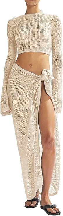 Women's 2 Piece Bikini Cover-up
