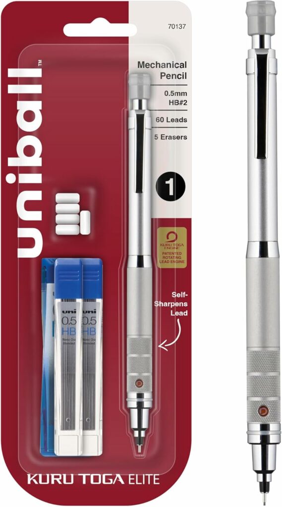 Uniball Kuru Toga Elite Mechanical Pencil Starter Kit