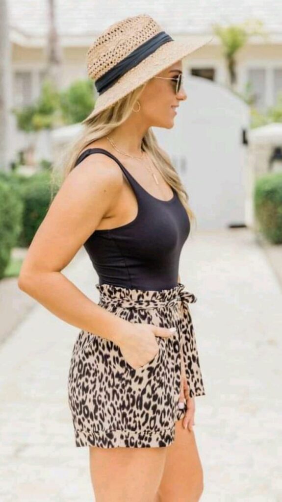 One-Piece and Paper Bag Shorts