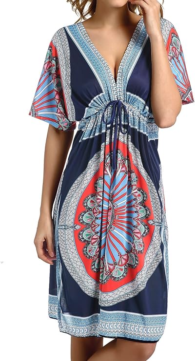 CHERRY CAT Loose Beach Dress