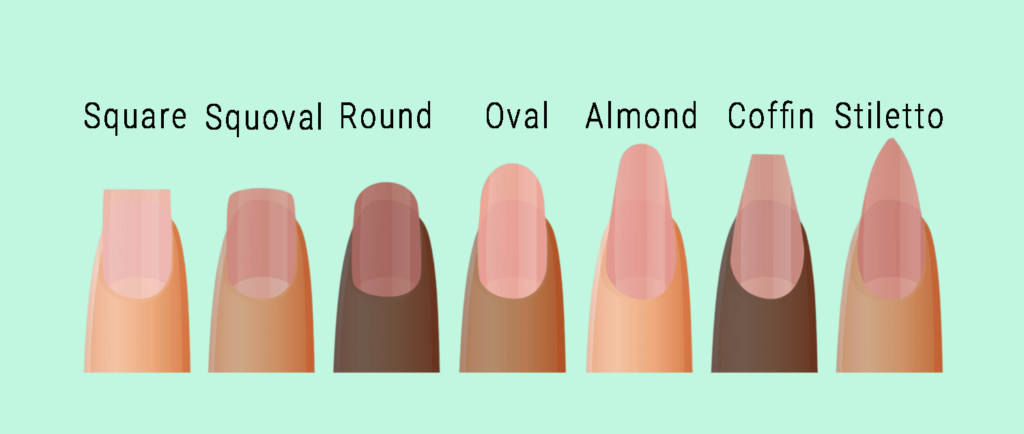 Almond shaped nails