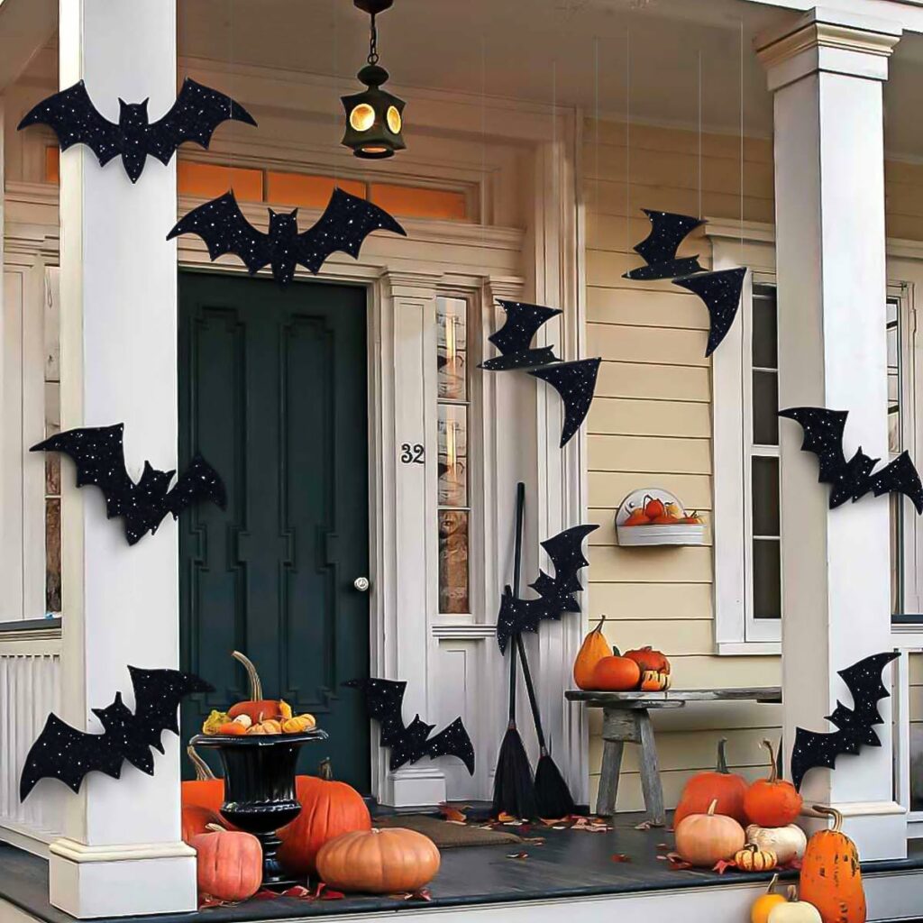 10Pcs Hanging Bats Stickers