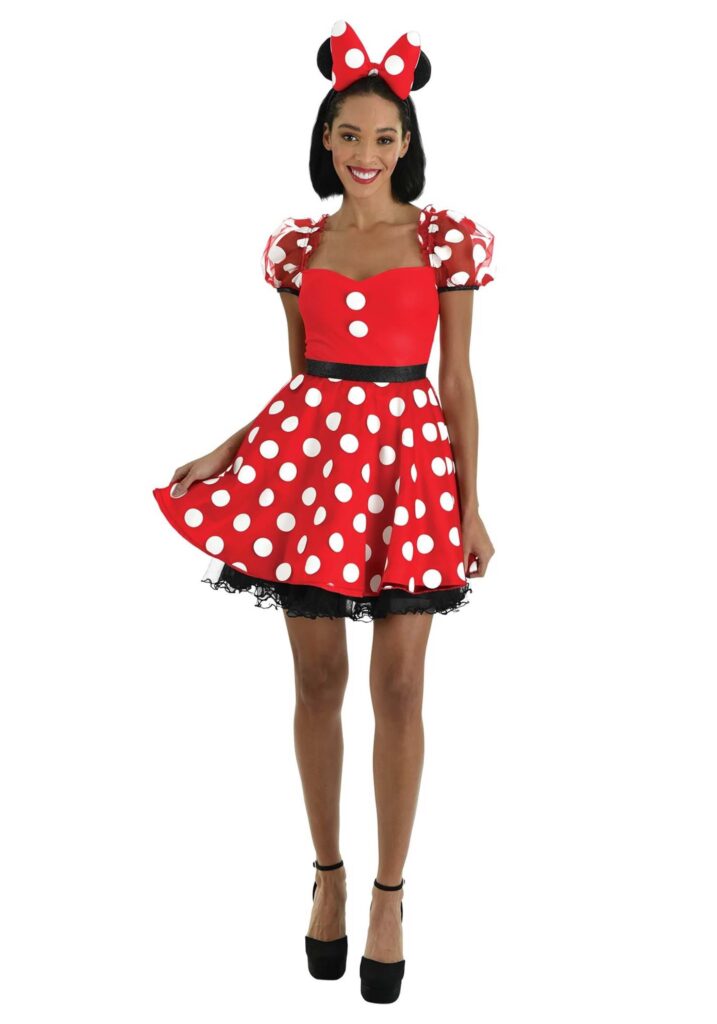 Women's Minnie Mouse Polka Dot Costume