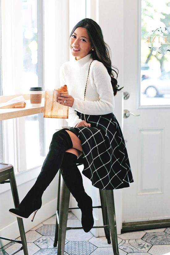 Circle Skirt and Sweater