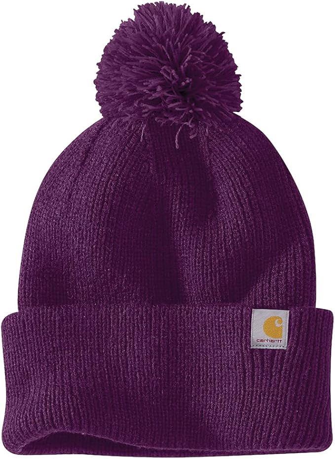 Carhartt Women's Knit Pompom Cuffed Beanie