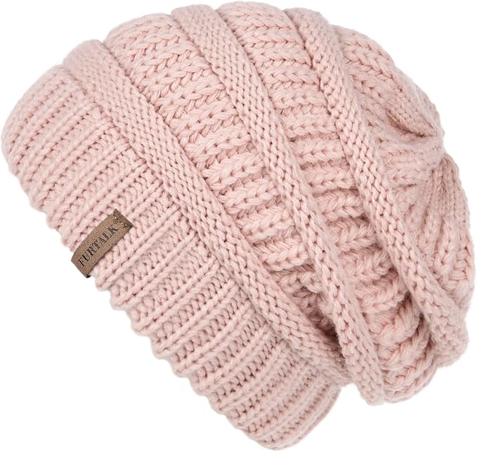 FURTALK Women's Winter Knit Slouchy Beanie