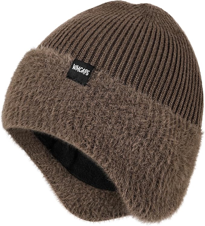 Wmcaps Winter Fleece Line Beanie with Earflaps