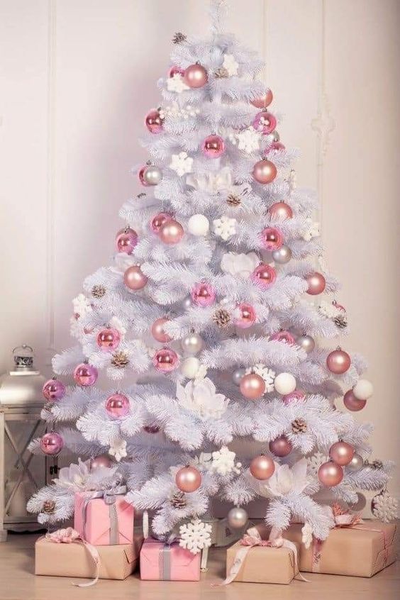 Pink and White