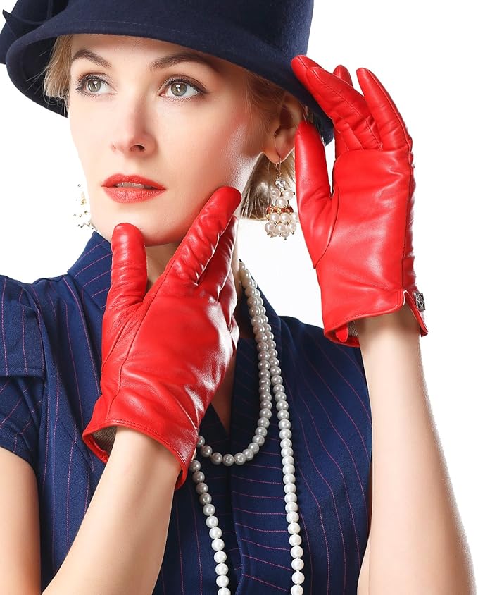 Women's Italian Leather Gloves