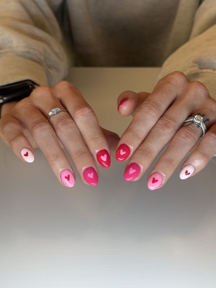 Ombre Hearts