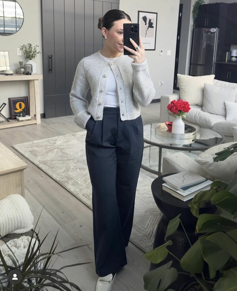 Trousers and twinset