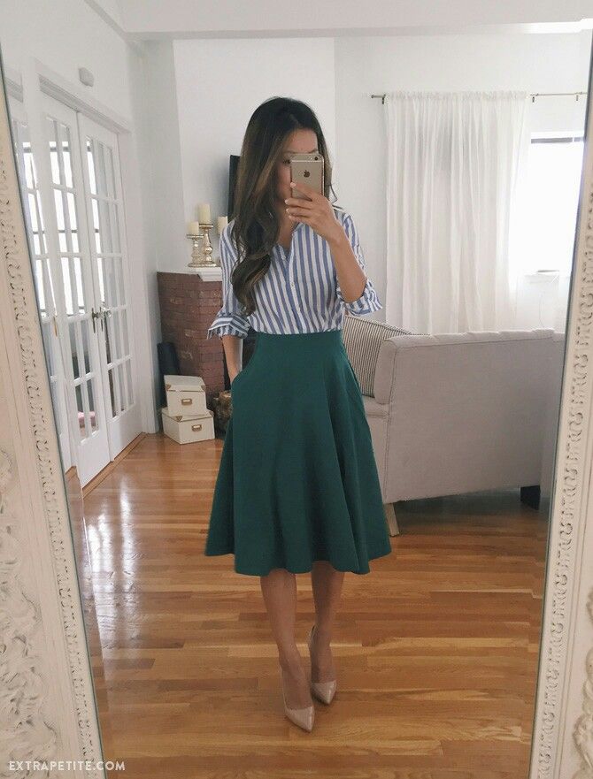 Skirt and blouse
