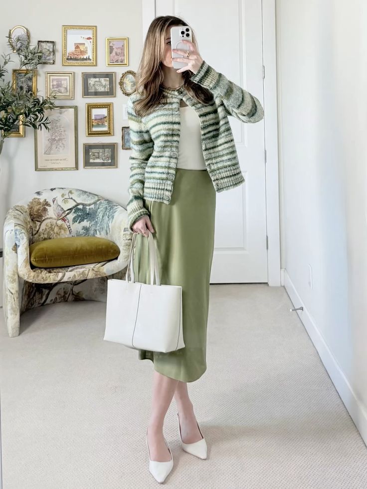 Skirt and sweater