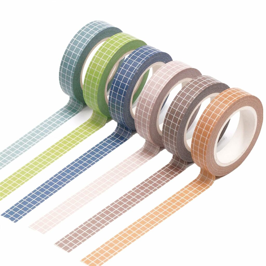 6 Grid Washi Tapes